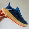 Cushioned Performance Running Sneakers – Blue / Tan / Red