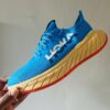 Cushioned Performance Running Sneakers – Blue / Tan / Red
