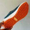 All-Weather Trail Performance Sneakers – Deep Teal / Cream / Orange
