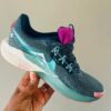 All-Terrain Cushion Trail Running Sneakers – Teal / Navy / Pink