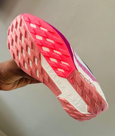 All-Terrain Cushion Trail Running Sneakers – Teal / Navy / Pink